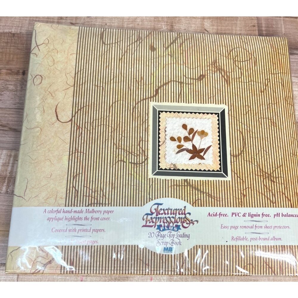 NIP  MBI 12 x 12 Scrapbook Mulberry Paper, Floral Theme